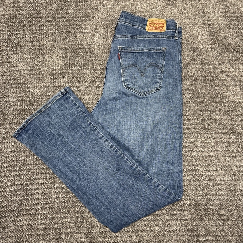 Levi's Jeans Women's Classic Boot Blue‎ 14 M Stretch Denim